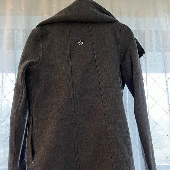 gray lululemon sweater jacket size 6 - Picture 8 of 9